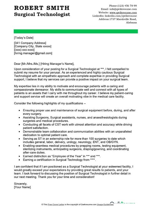 Job Application for Surgical Technologist at Vail Health Hospital.